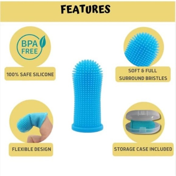 Pets 360º Dog Toothbrush‎ Kit - Blue - Picture 10 of 11